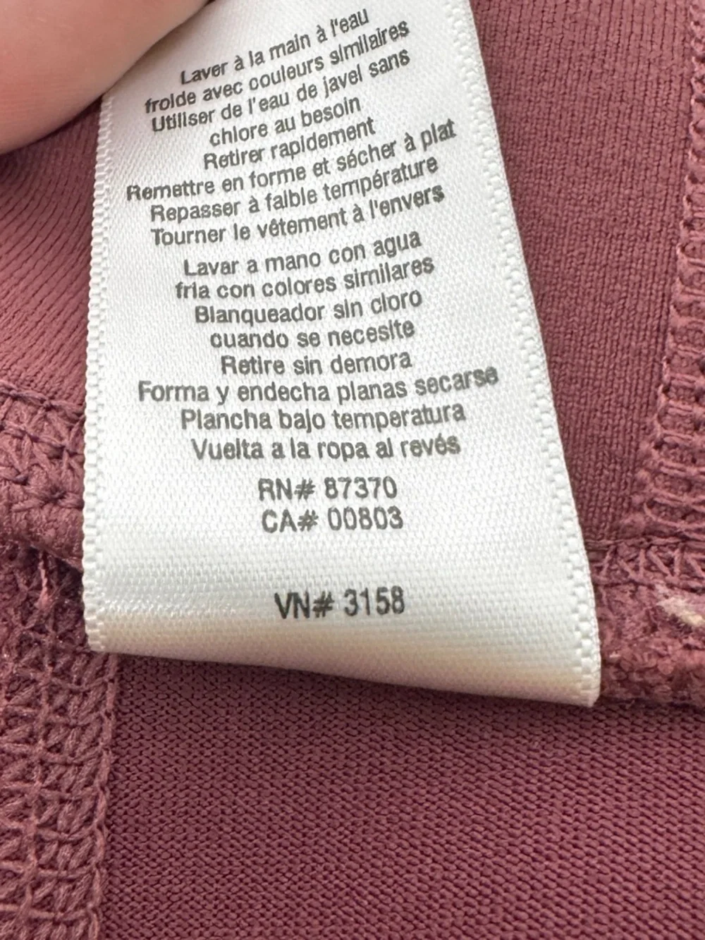 ALO / Vitality mesh panel full length athletic leggings in Grenache pink / S